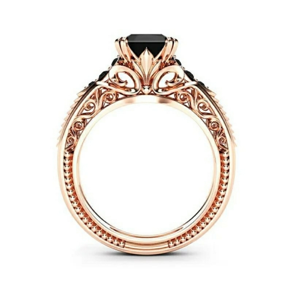 New Black Zirconia Ring - Picture 4 of 5
